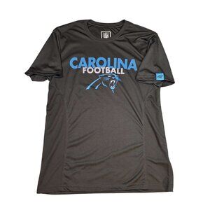 Mens Carolina Panthers Black Performance T-Shirt NFL Logo Graphic Size - Medium
